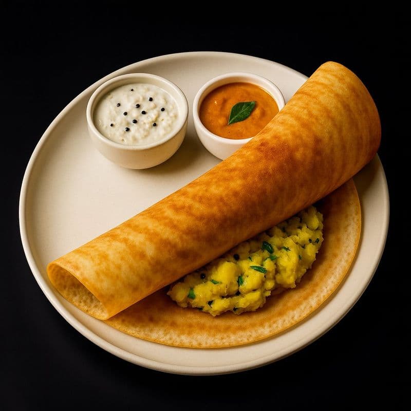 Pondicherry Masala Dosa / Dosa Masala de Pondichéry