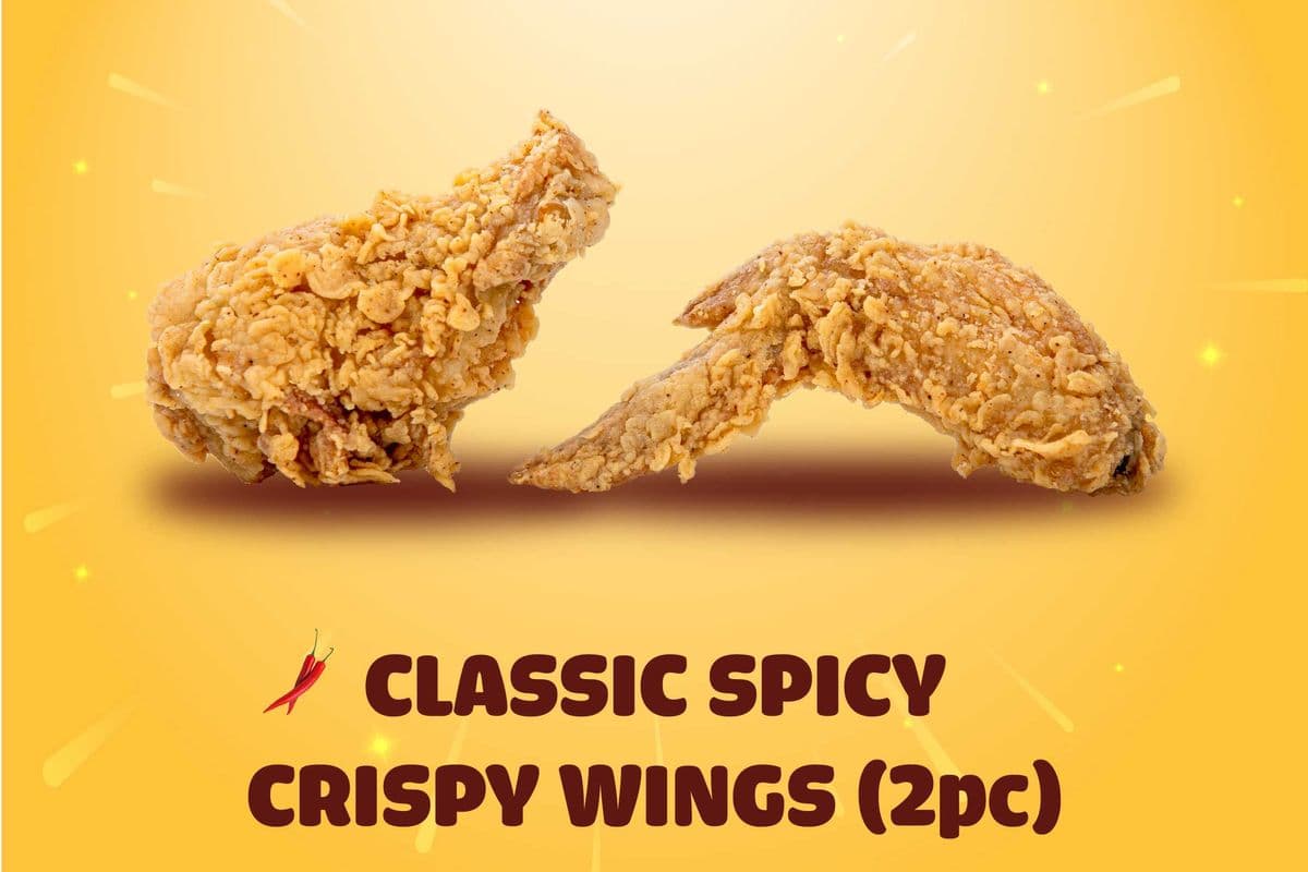 Classic Spicy Crispy Wings (2 pcs)
