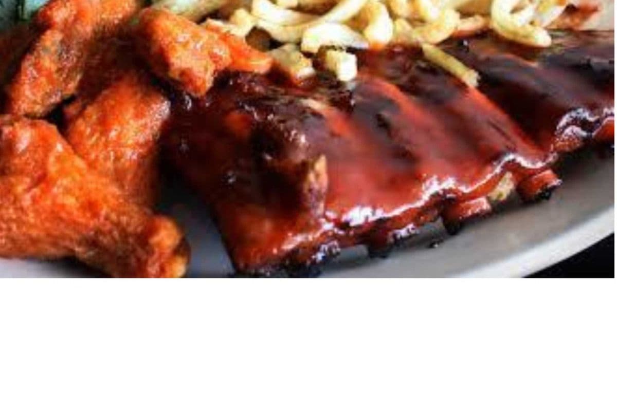 Ribs (Half Rack) and Wings (5 pcs)
