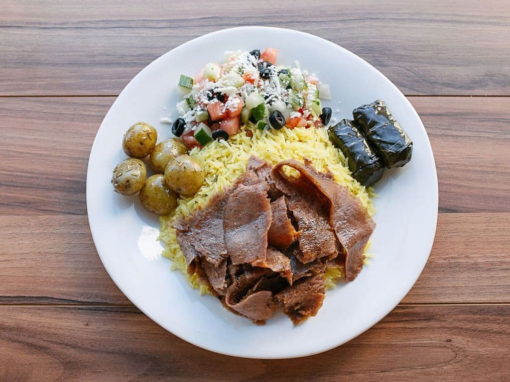 Lamb Donair Platter