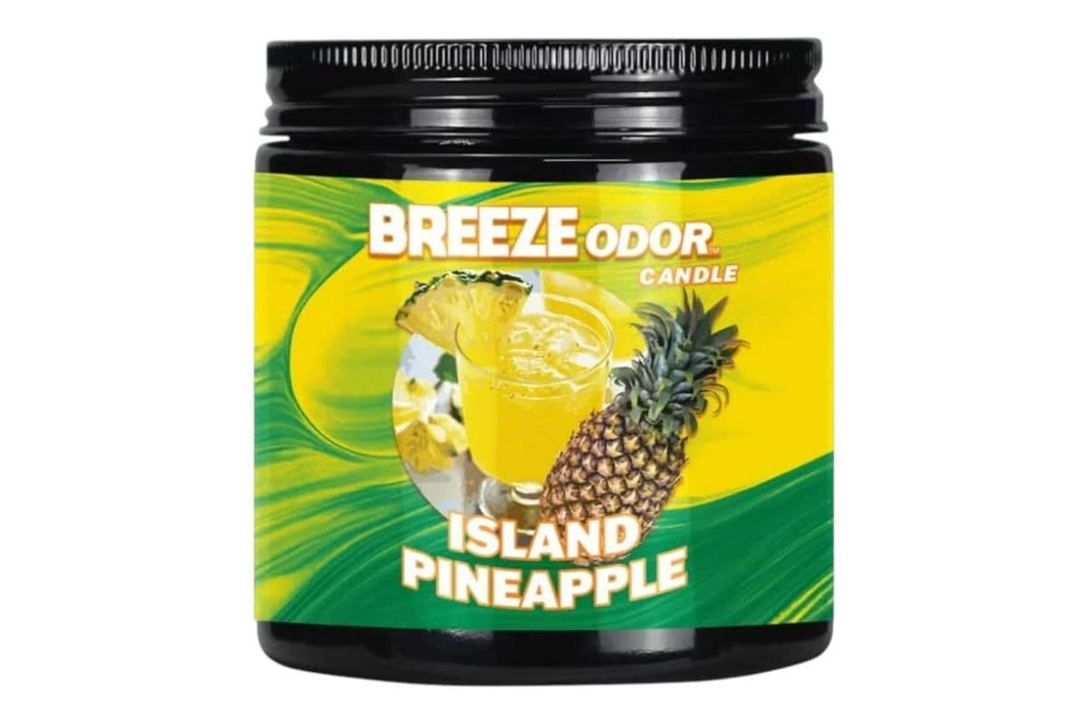 Breeze Odor Candle Island Pineapple (13oz)
