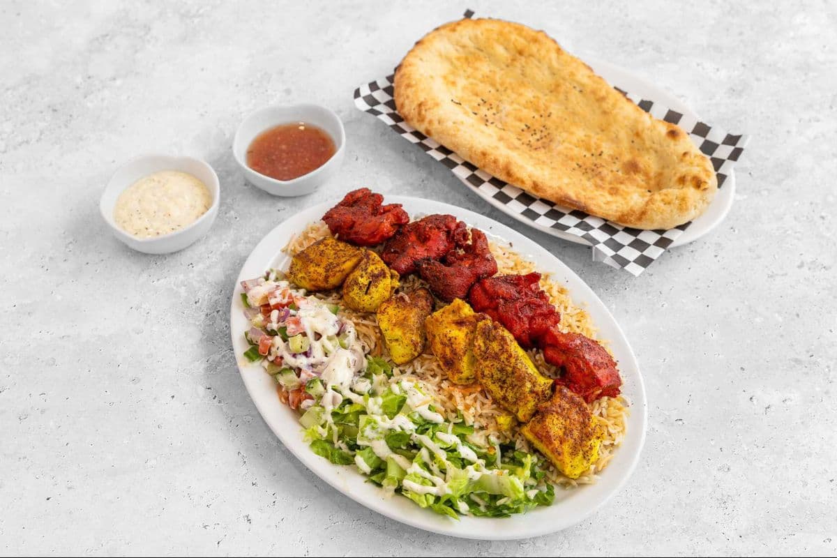 Double Chicken Meal (Double Skewers)
