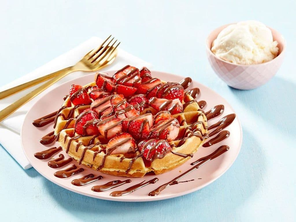 Strawberry Nutella Waffle