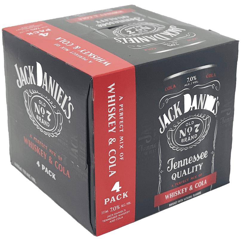 Jack and Cola 4CAN (4 x 355 ml)