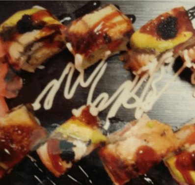 #0197. Black Dragon Roll (8 pcs)