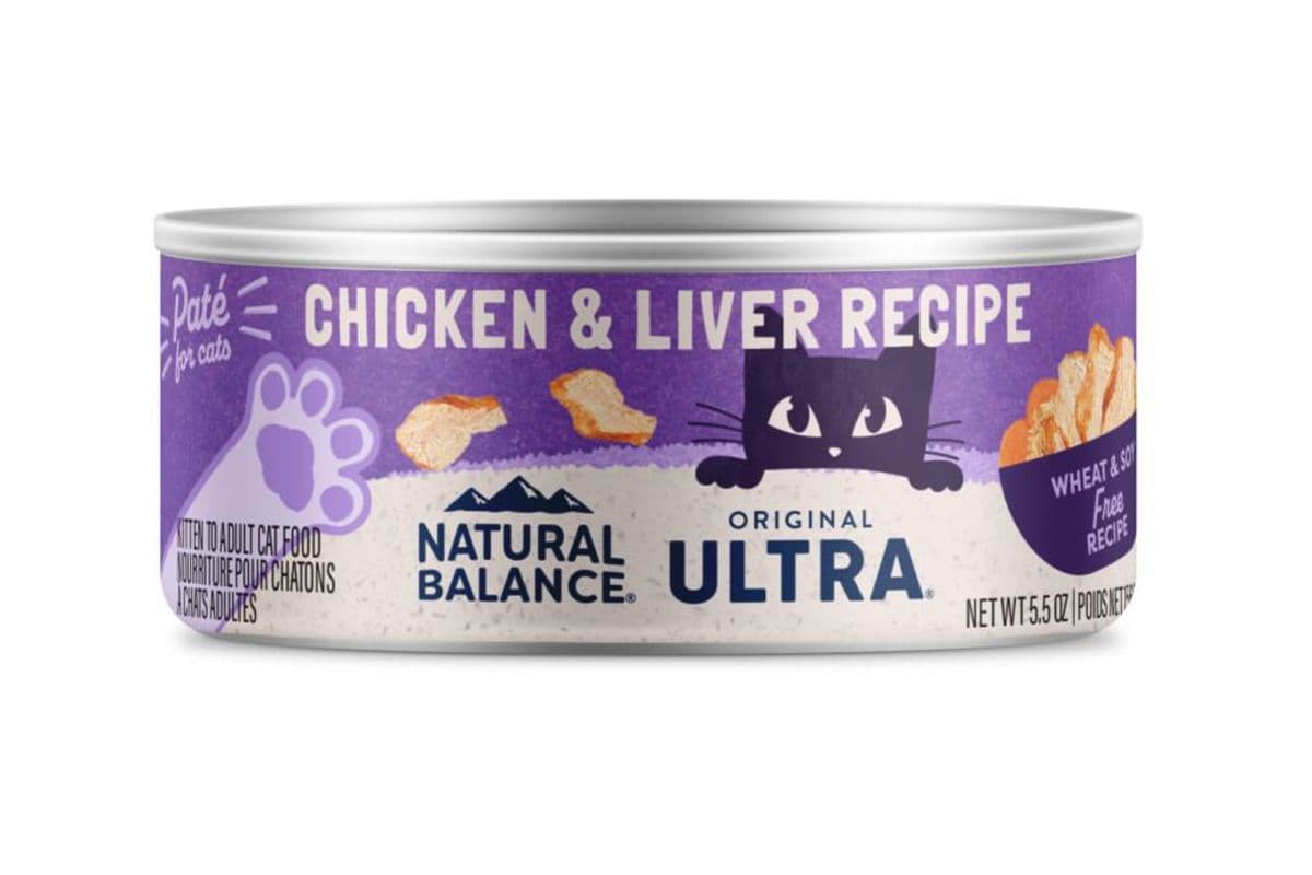 Natural Balance Original Ultra Chicken & Liver Pate Recipe Wet Cat Food Can (5.5 oz)