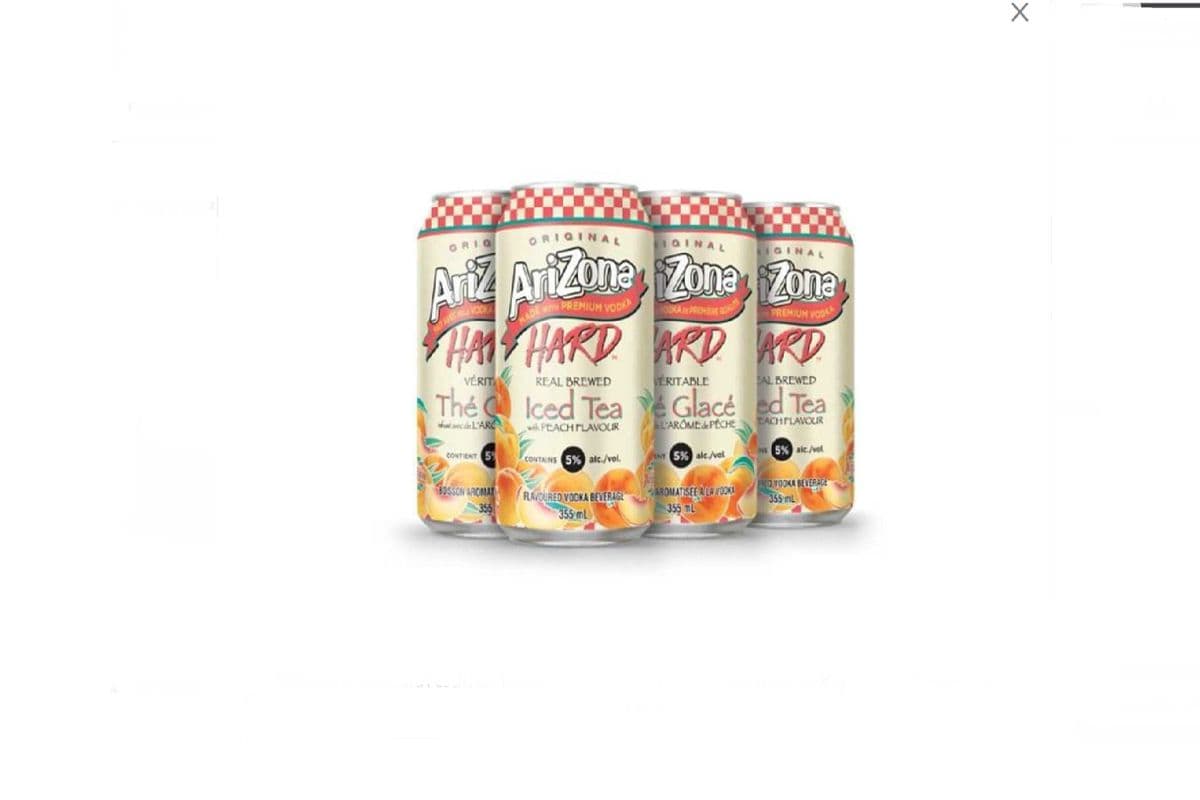Arizona Hard Iced Tea Peach (6 x 355 ml cans)