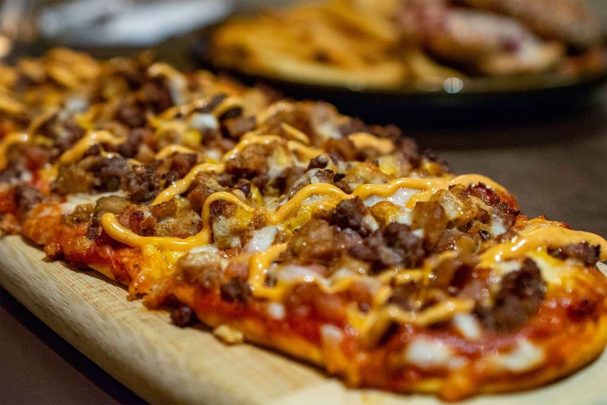 BBQ Chicken and Bacon Flatbread