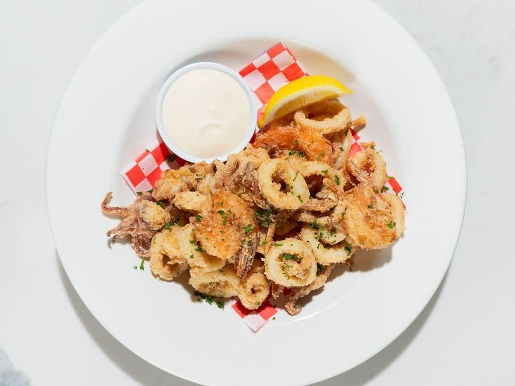 Calamari and Gamberi Fritti
