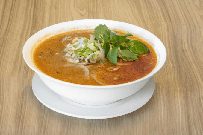 32C. Satay Peanut Beef and Beef Brisket Noodle Soup