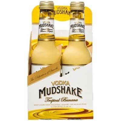 Vodka Mudshake Banana (4 x 270 ml bottles)