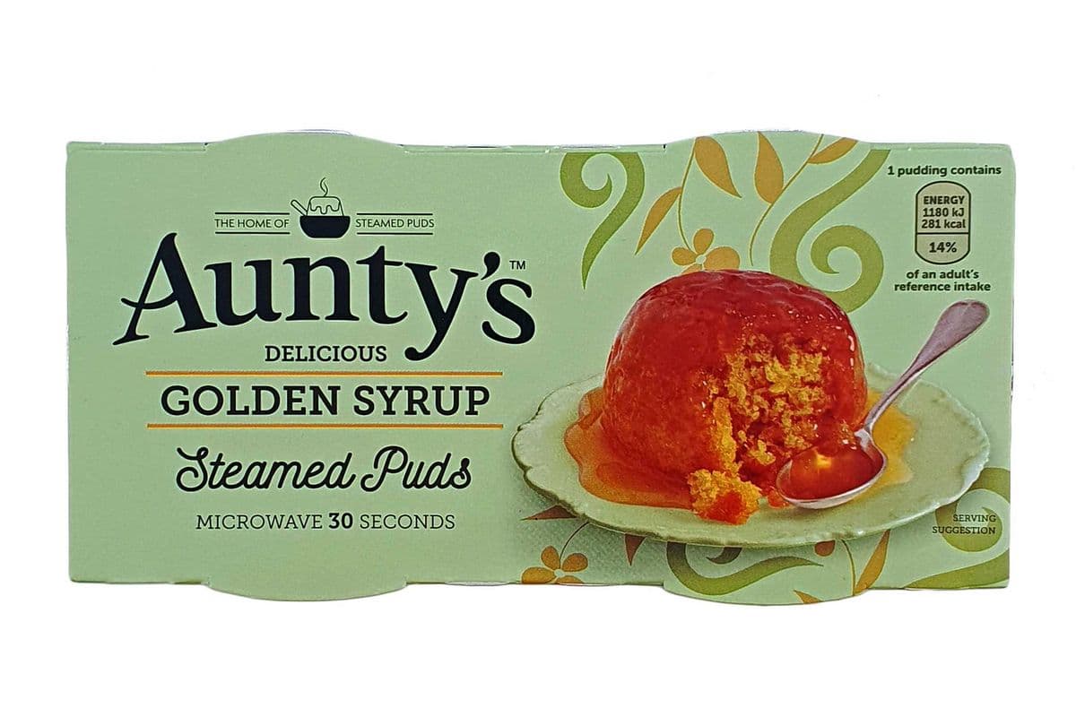 Aunty's Golden Syrup Steamed Puds (190g)
