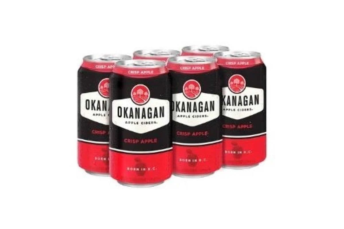 OKANAGAN PREMIUM CRISP APPLE CIDER 6 CANS (1 x 355 ML)