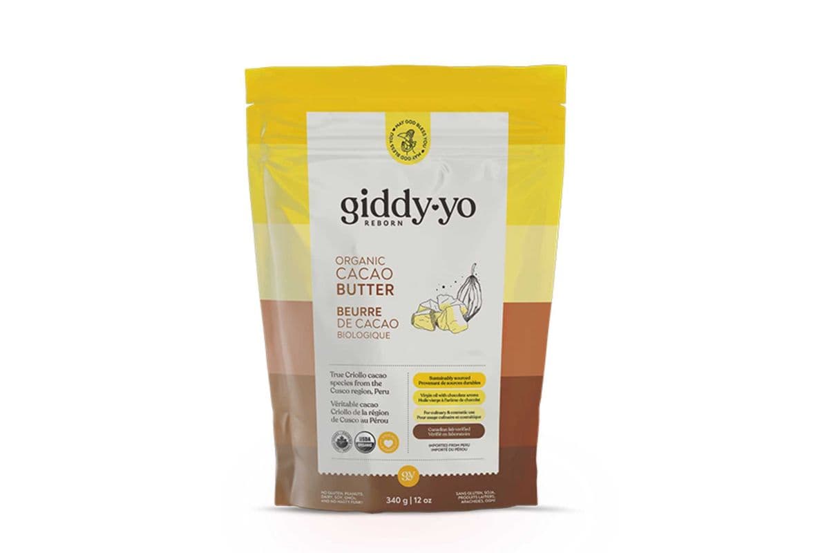 Cacao Butter (Peru), 340 G/12 Oz, Organic, Fairly Traded, Vegan, Lab Tested, True Criollo, Allergen-free, Ceremonial Grade, Non Deodorized (340 g / 12