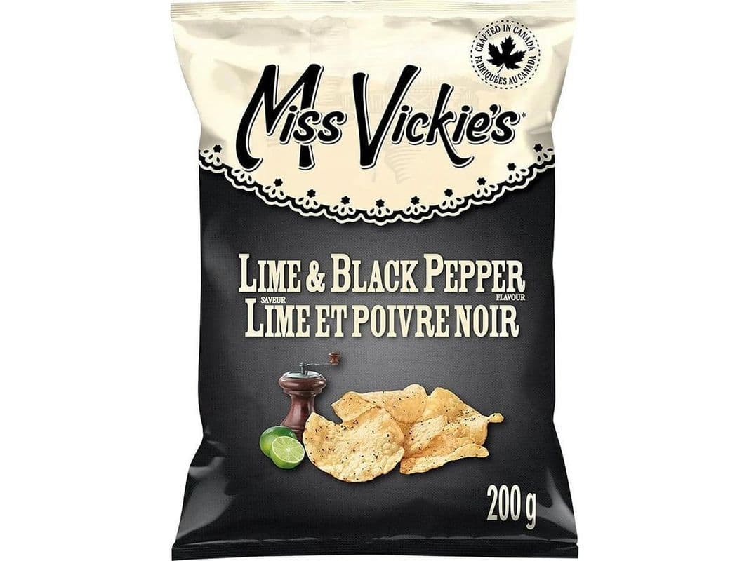 Miss Vickie's Lime & Black Pepper Kettle Cooked Potato Chips