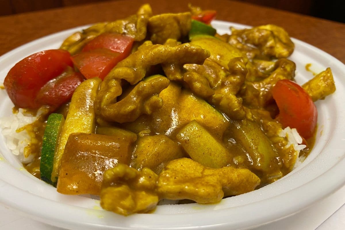 Curry Chicken On Rice