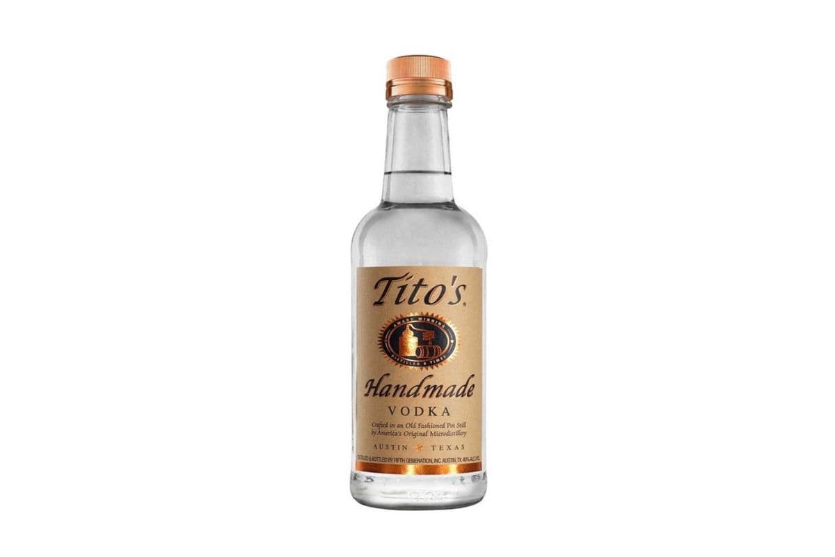 Tito's Handmade Vodka-375ml (1 x 375ml)