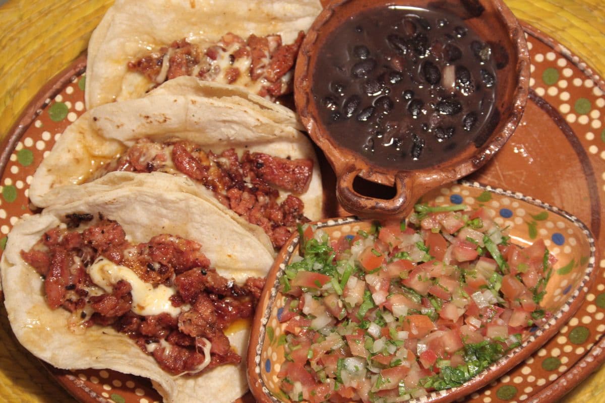 Tacos moelleux au chorizo / Chorizo Tacos