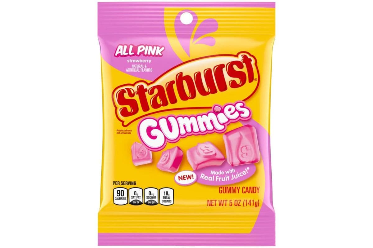 Starburst All-Pink Gummies Peg Bag ( 141 g)