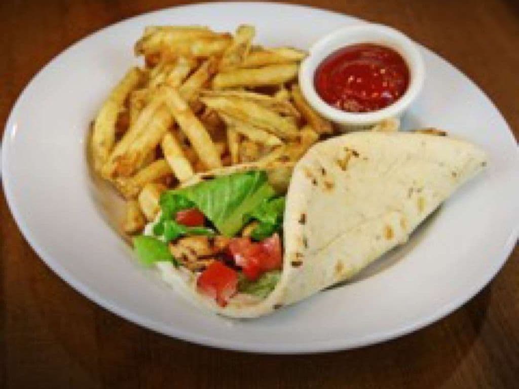 Shish Tawouk (Chicken Souvlaki) Wrap
