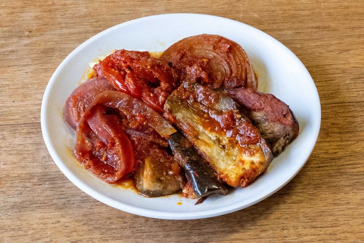 Eggplant Casserole (one portion)