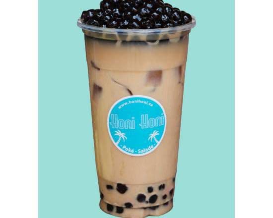 A4-Litchi Bubble Thé avec lait / Lychee Bubble Tea With Milk (650ml)