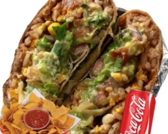 Vegetarian Burrito Combo