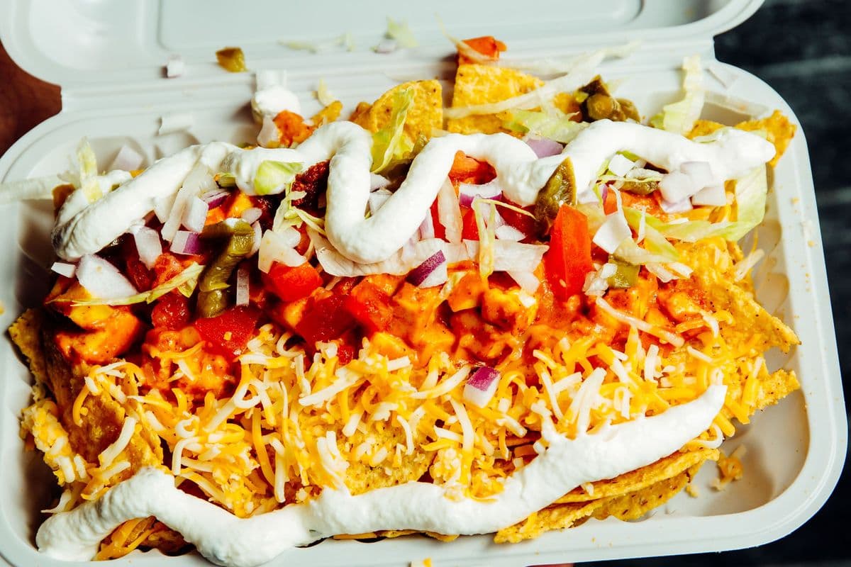 Devil’s Shrimp Nachos
