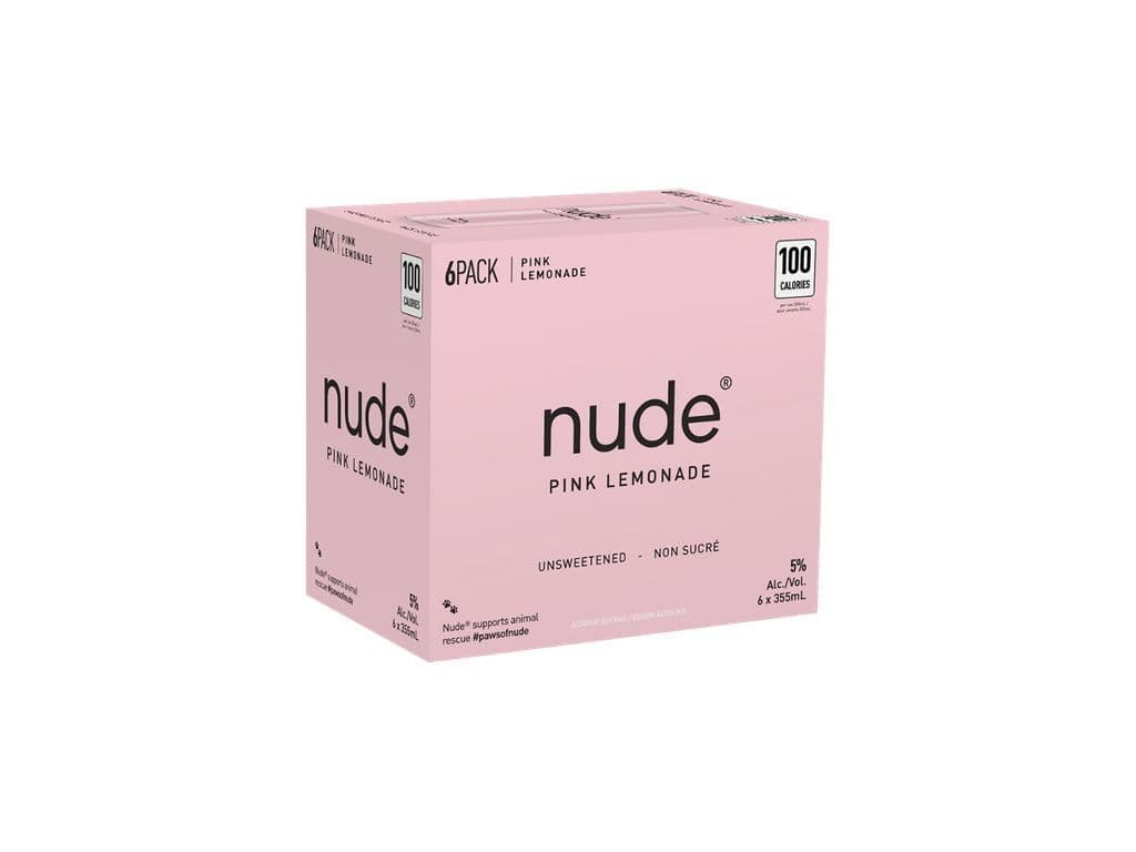 Nude Vodka Soda - Pink Lemonade (6x355ml)