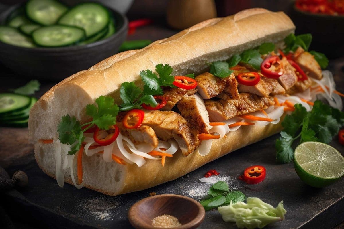 Chicken Sate Sub