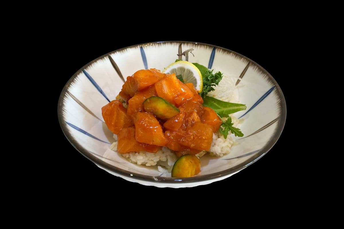 Spicy Salmon Donburi