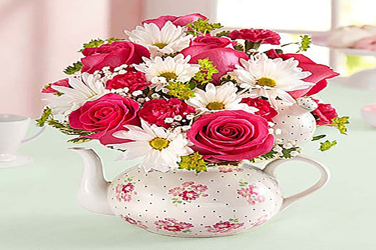 Tea Party and Reusable Tea Pot
