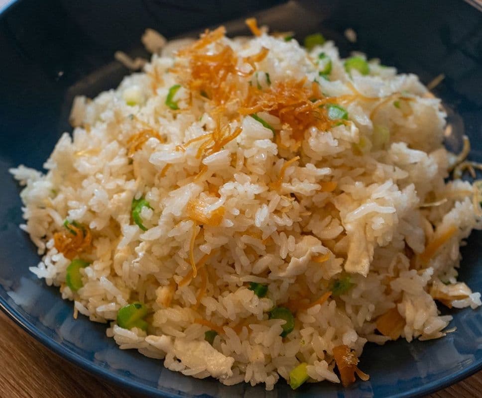 Dried Scallop with Egg White Fried Rice / 瑤柱蛋白炒飯