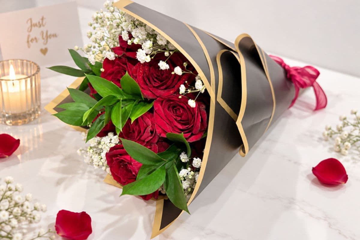 Crimson Romance Bouquet