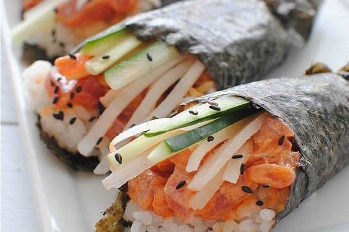 Spicy White Tuna Hand Roll