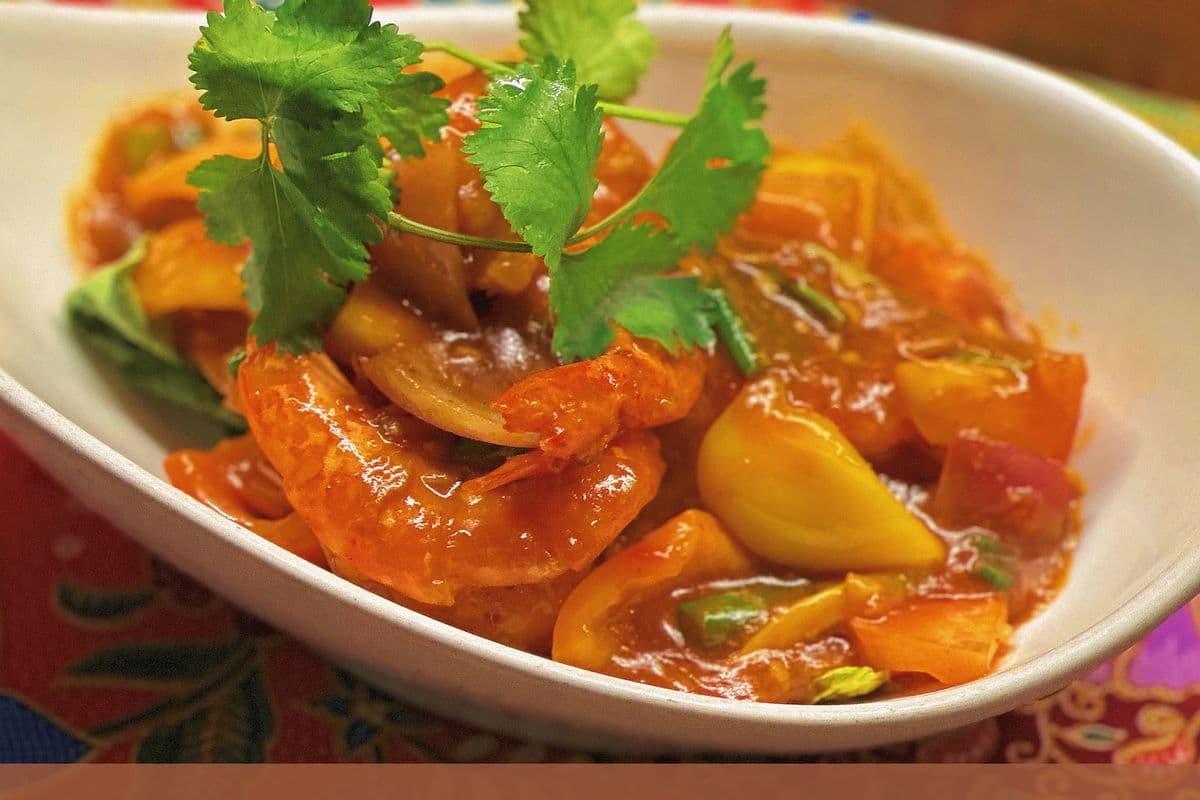 Sambal Jumbo Prawns 三巴大虾