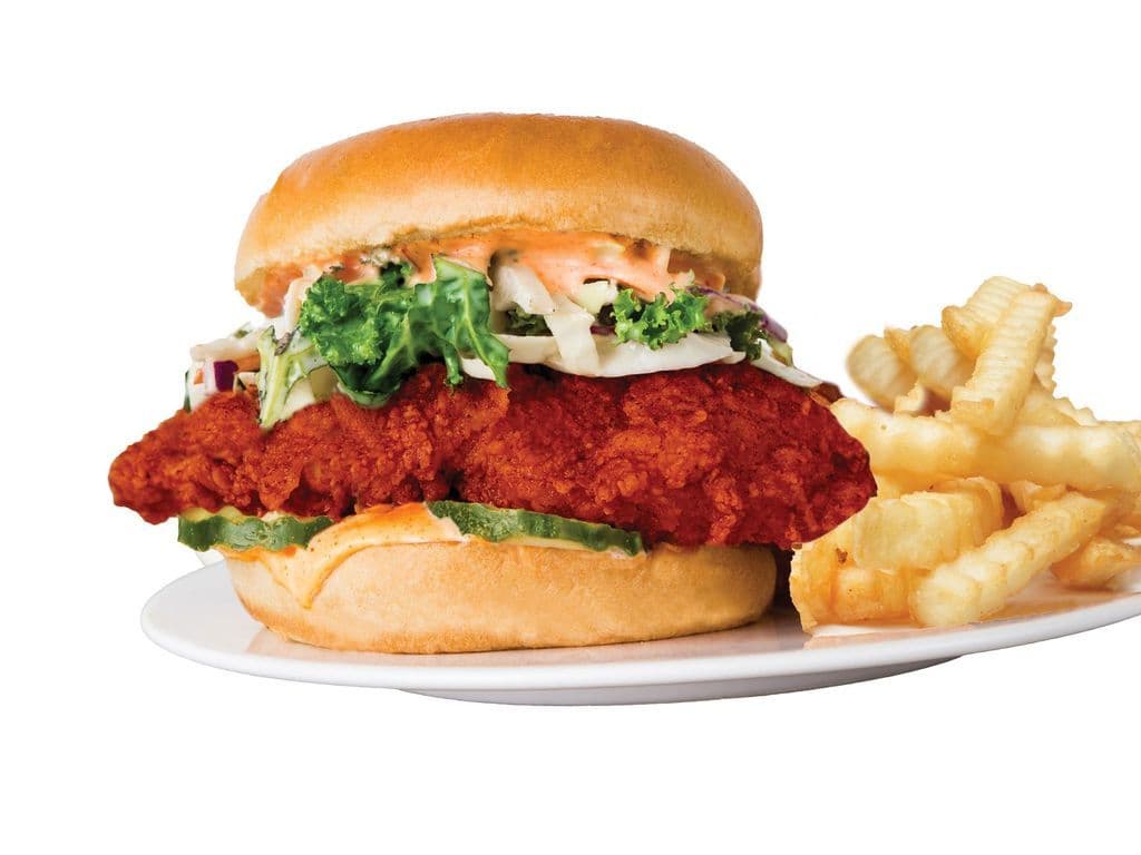 Combo Nashville Hot Chicken Sandwich