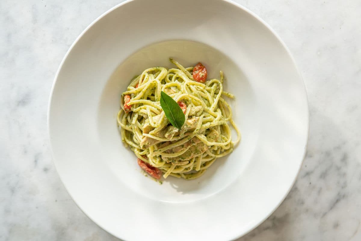 Linguine Pollo Pesto