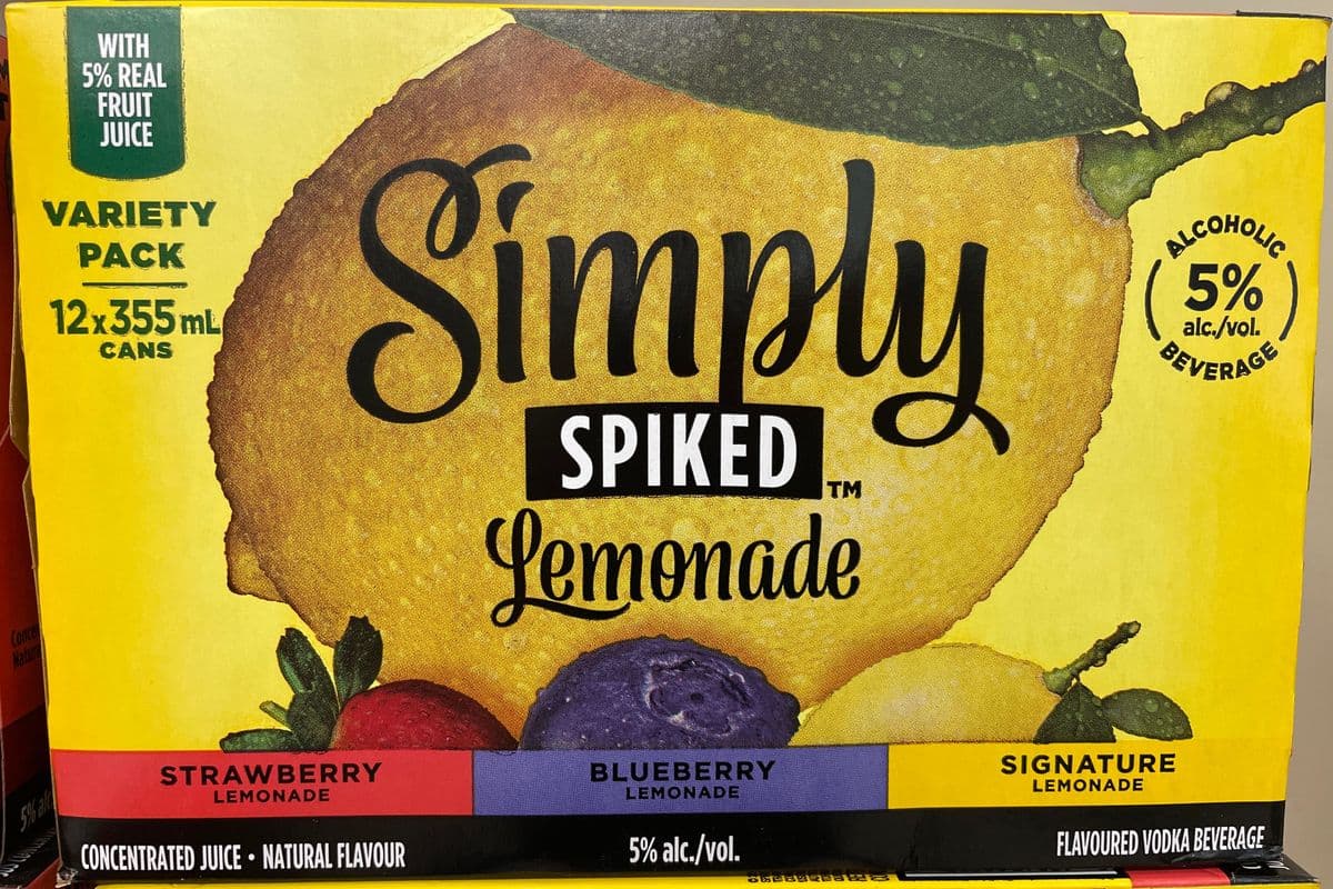 Simply Spiked Lemonade Mixed Pack (12 x 12x355 mL)