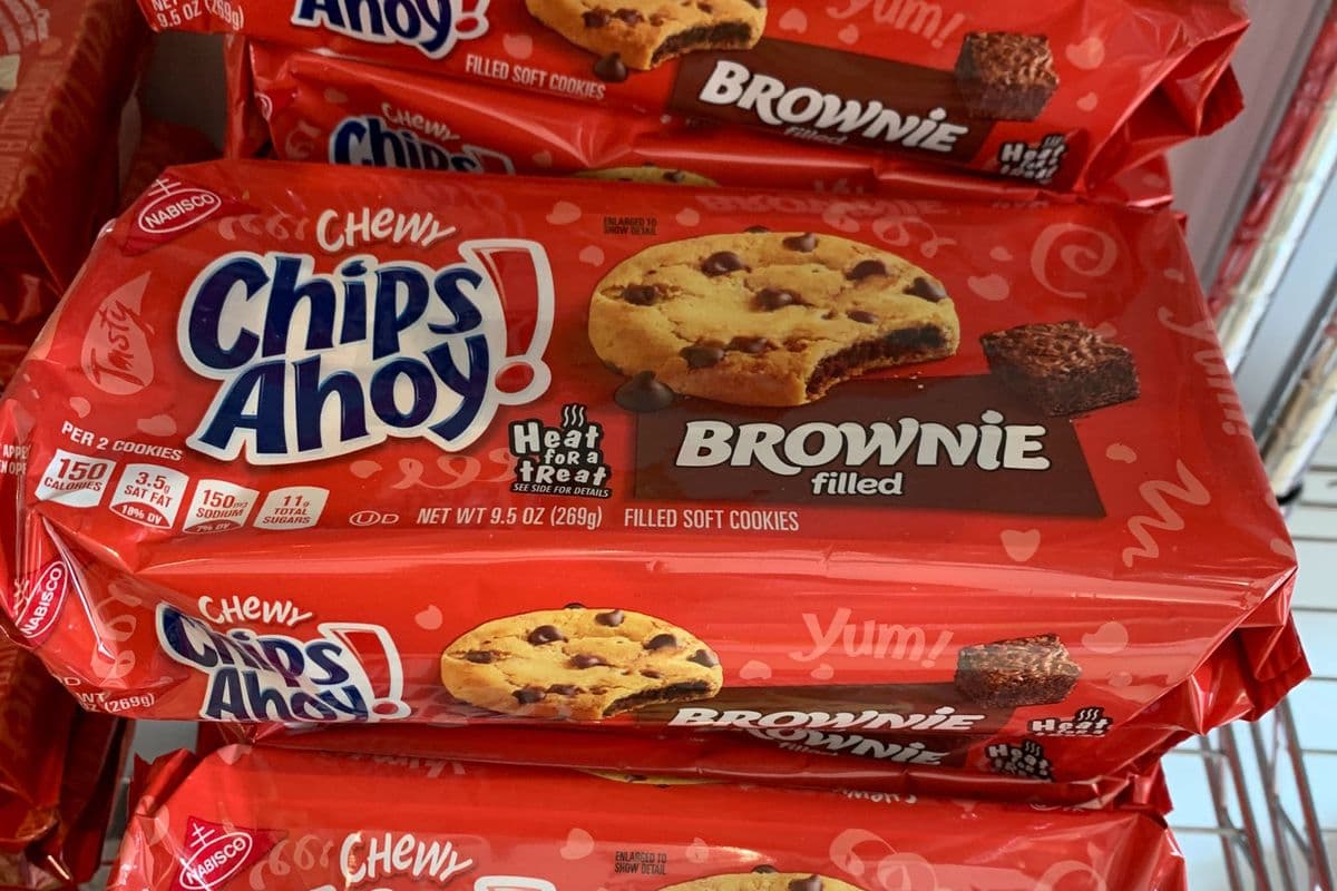 Chips Ahoy Chewy Brownie filled Cookies