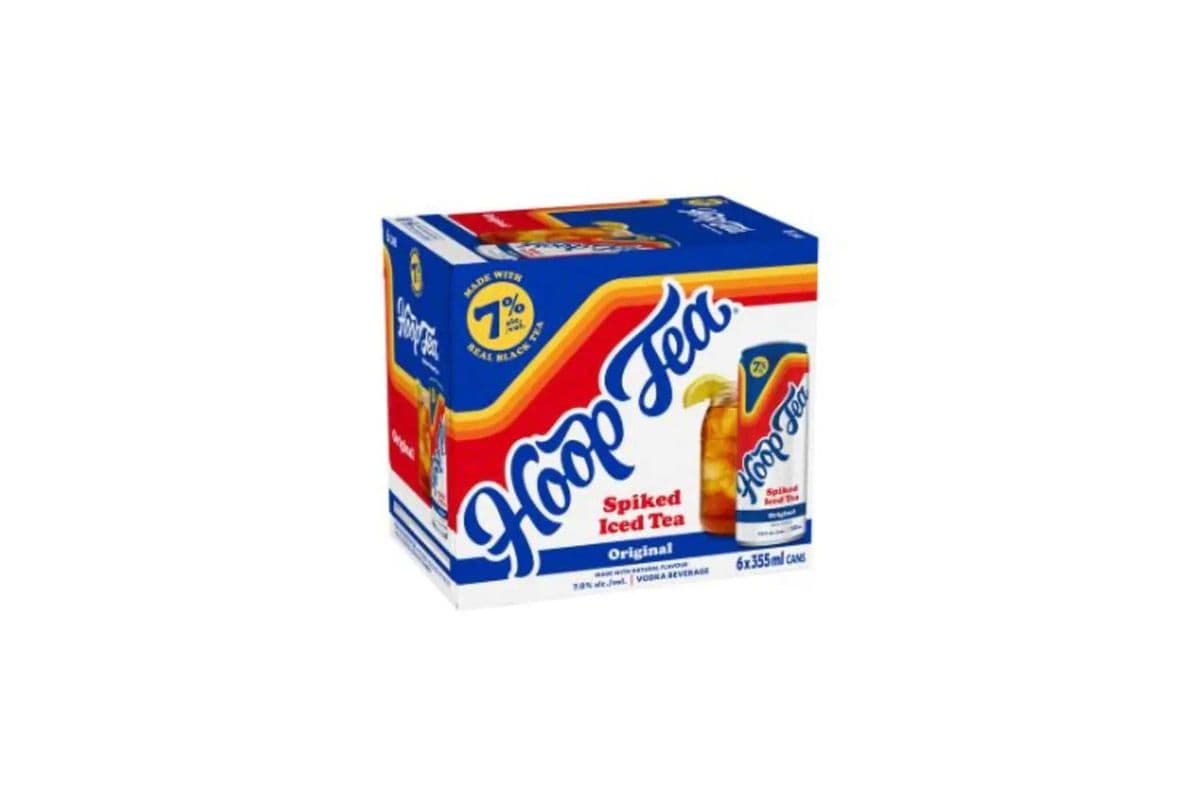 Hoop Tea Original Spiked Iced Tea (6 x 355ml can)