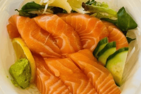 Spicy Salmon Donburi
