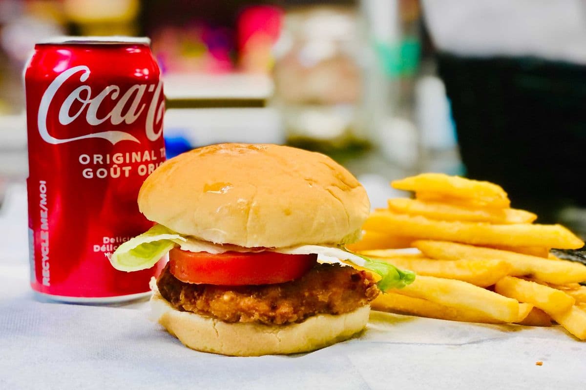 Regular Chicken Burger Combo