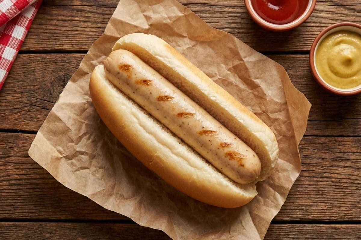 Plain Chicken Hot Dog