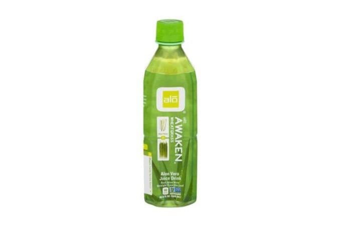 Alo Awaken Aloe Vera Juice Drink, Wheatgrass