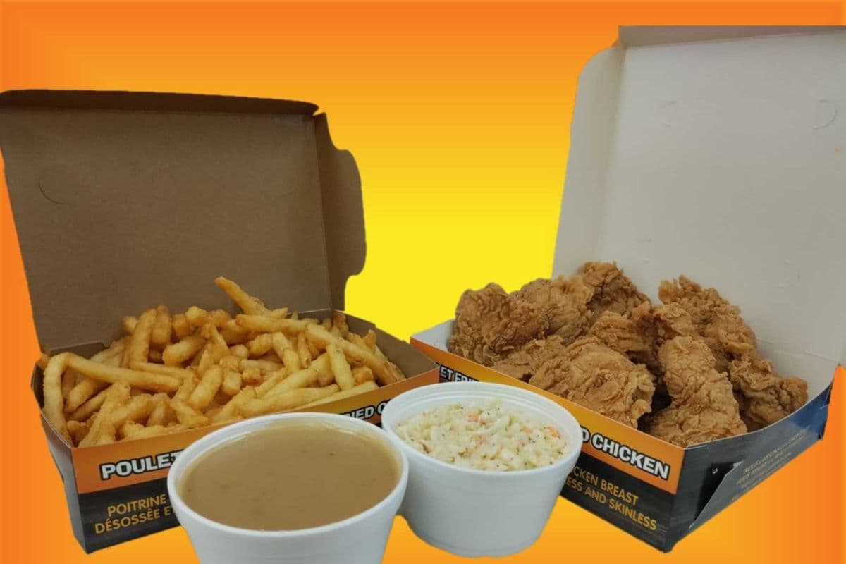 Repas complet poulet (12 mcx) / Complete Chicken Meal (12 pcs)