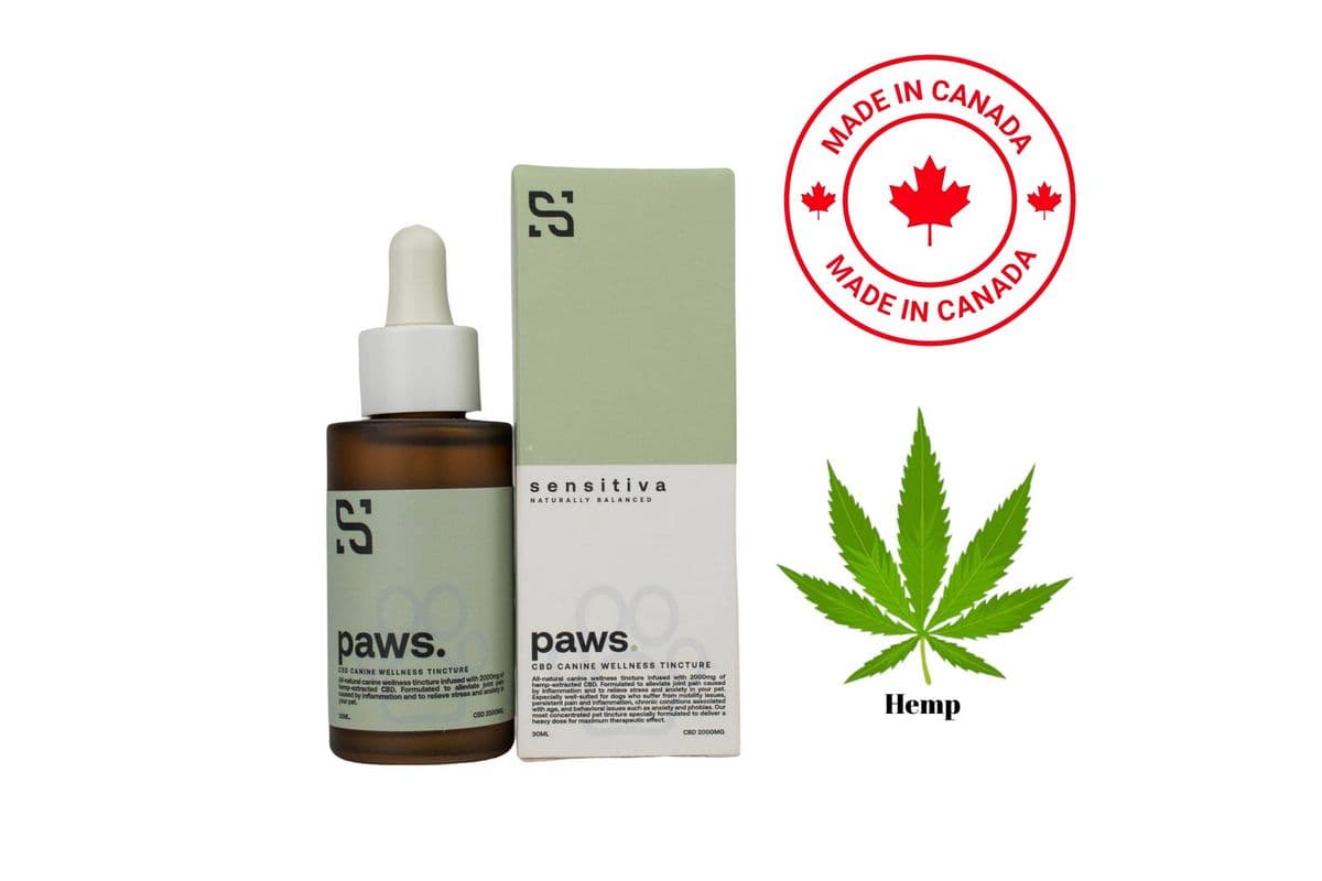 Sensitiva Paws - Pet Hemp Oil Tincture (2000 mg)