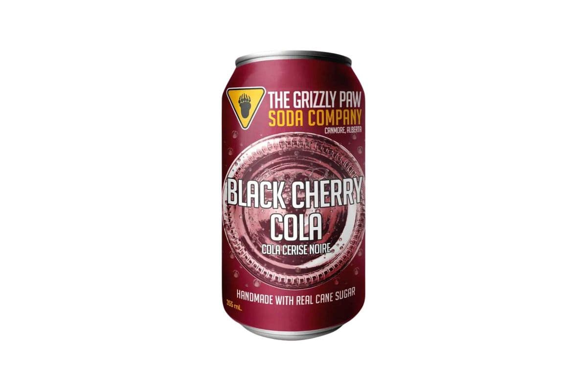 Grizzly Paw Black Cherry Soda (355ml)