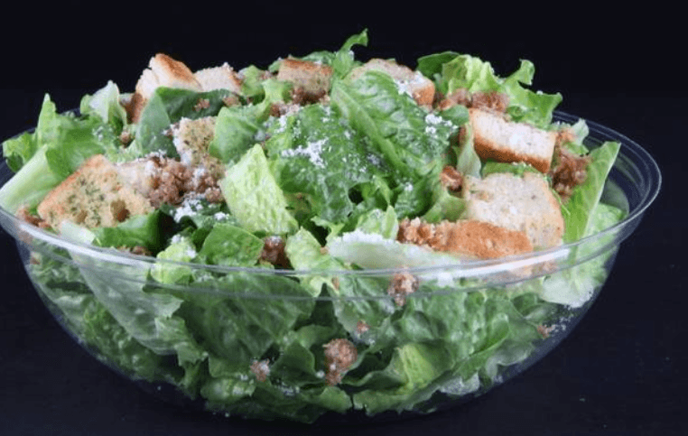 Repas de salade césar maison / Meal Caesar Salad with Homemade Dressing