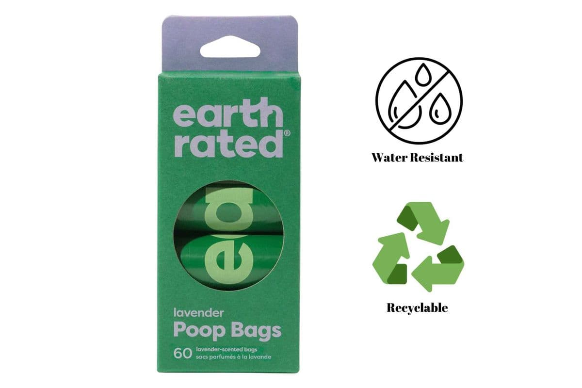 Earth Rated - Lavender Scented Poop Bags - 60 Pack